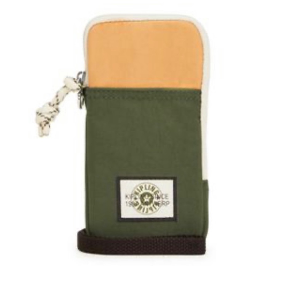 Kipling Clark Neck Pouch color valley moss bl
